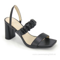 Elegant ankle strap design open toe high heels